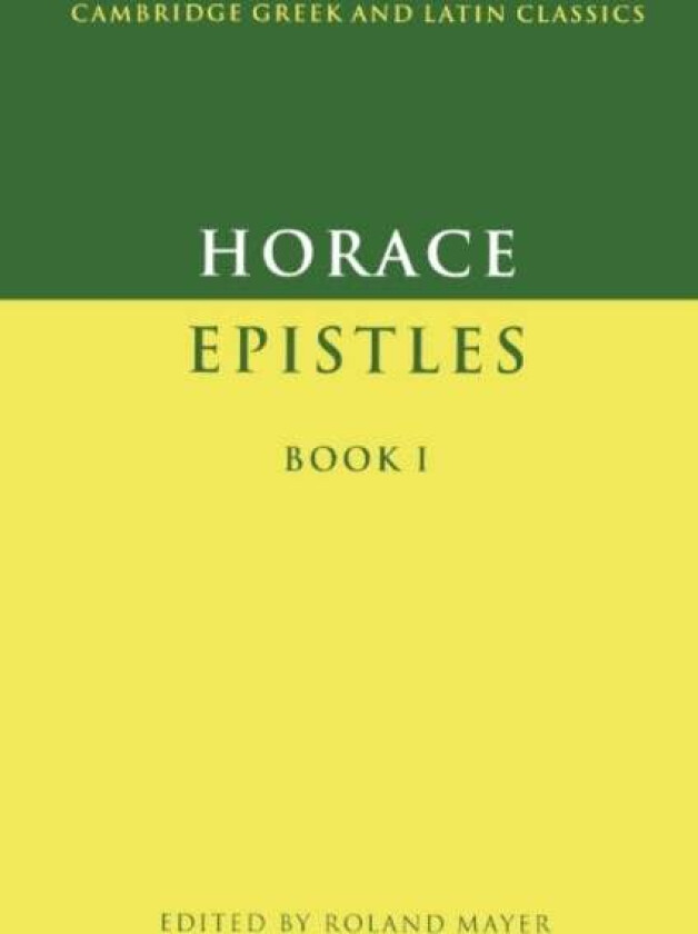 Epistles Book I av Horace