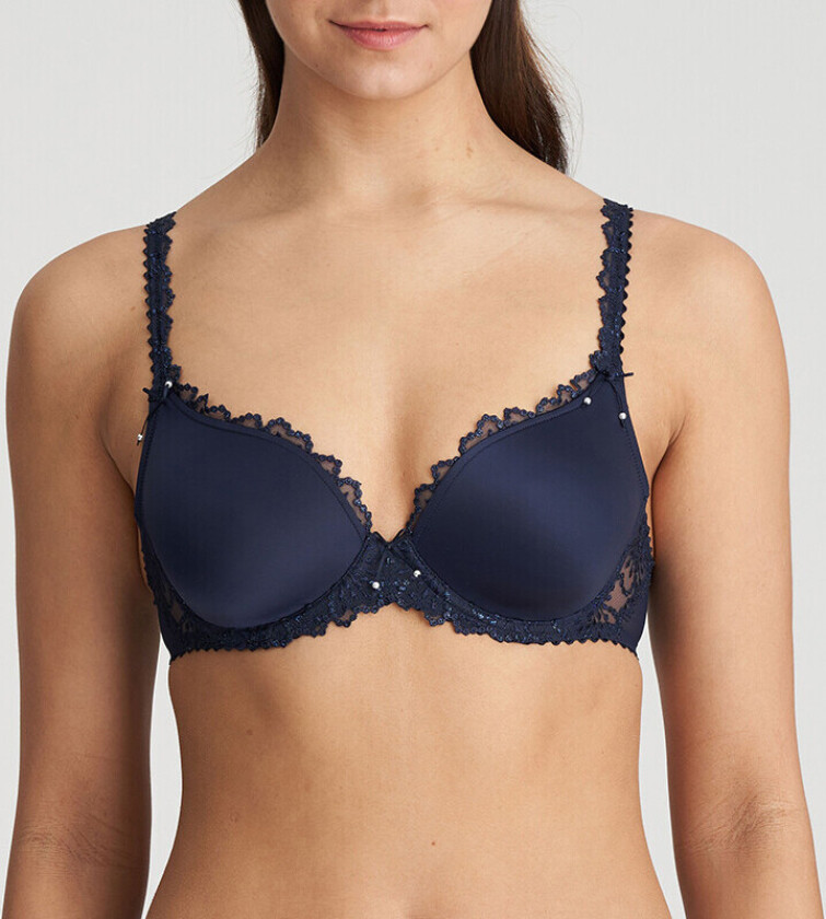 Marie Jo Jane BH Med Spiler, Farge: Blå, Størrelse: 75D, Kvinner