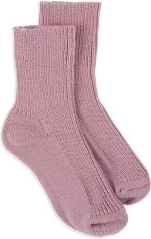 Ullsokker Til Barn Med Tynn Ribb, Lyng