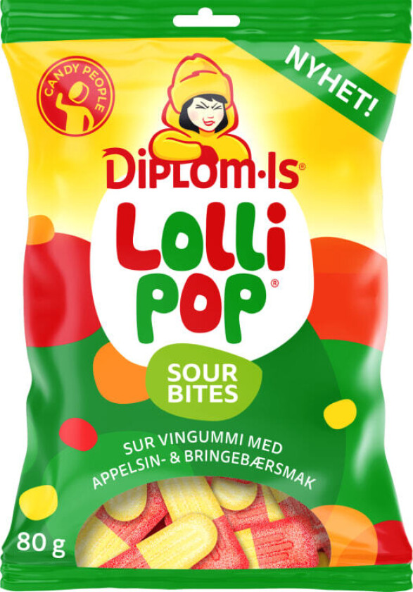 Lollipop Sour Bite 80g
