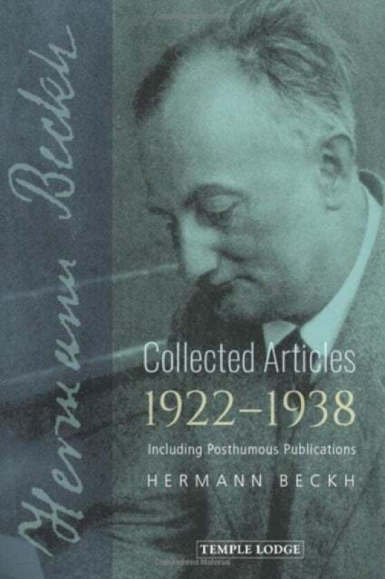 Collected Articles, 1922-1938 av Hermann Beckh