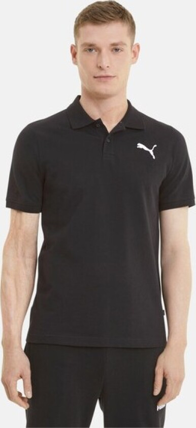 Ess Pique Polo Black-Cat