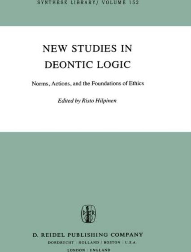 New Studies in Deontic Logic