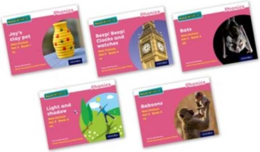 Read Write Inc. Phonics: Pink Set 3 Non-fiction books (Mixed Pack of 5) av Gill Munton