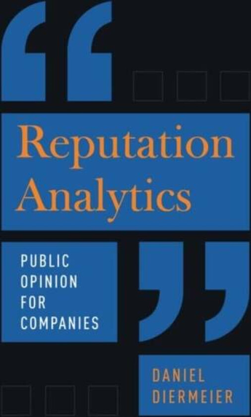 Reputation Analytics av Daniel Diermeier