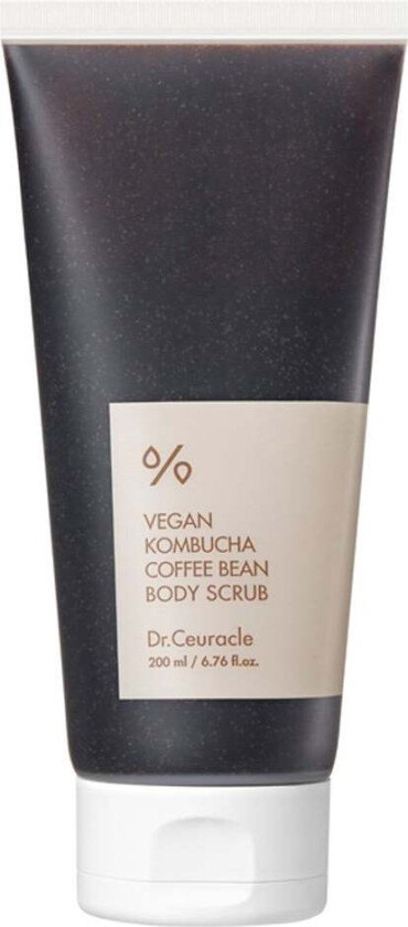 Vegan Kombucha Coffee Bean Body Scrub (200ml)