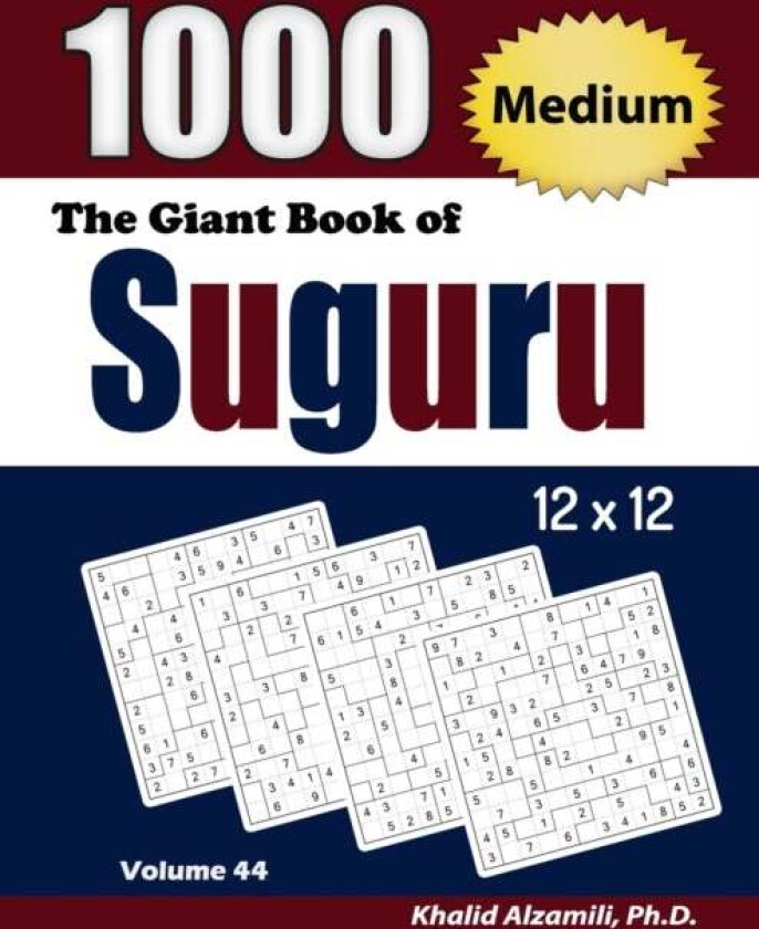 The Giant Book of Suguru av Alzamili Khalid Alzamili