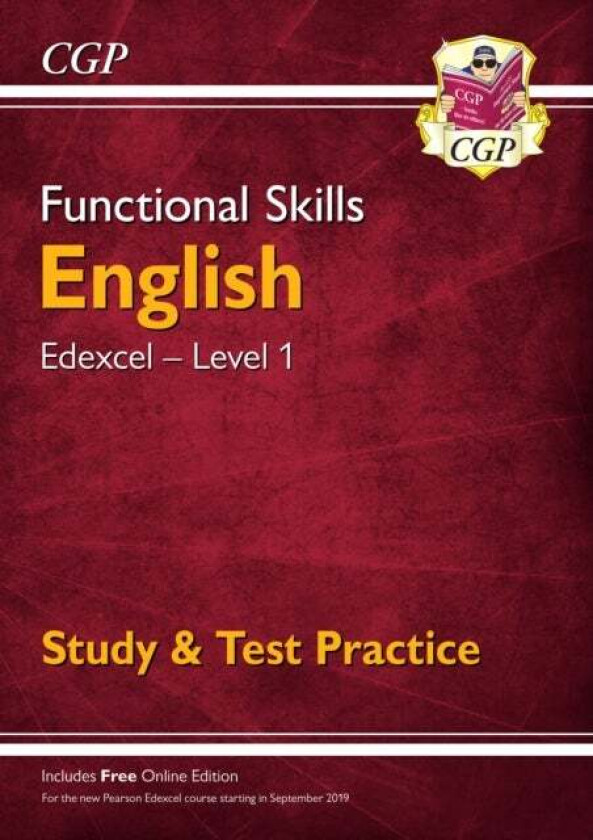 Functional Skills English: Edexcel Level 1 - Study & Test Practice av CGP Books