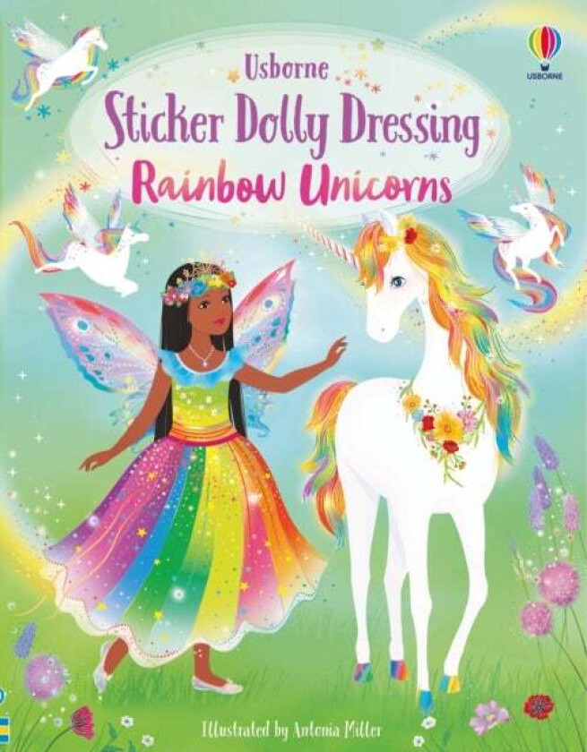 Sticker Dolly Dressing Rainbow Unicorns av Fiona Watt