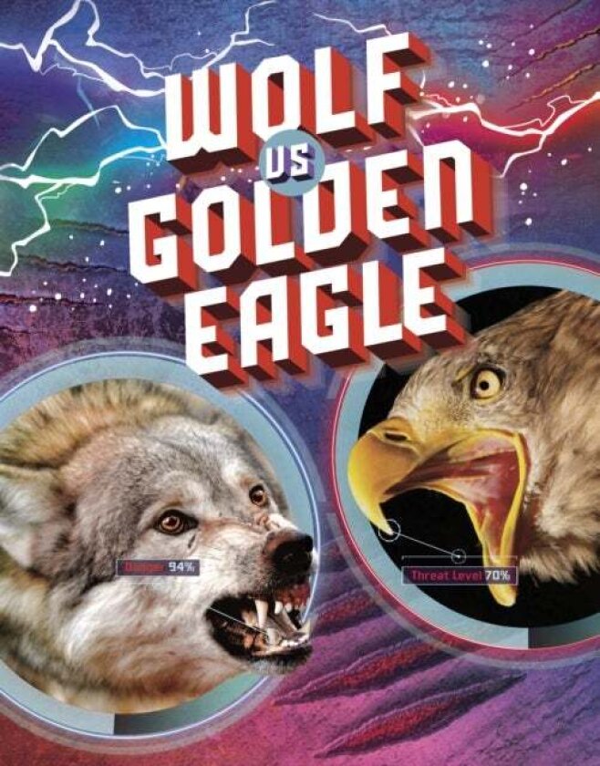Wolf vs Golden Eagle av Lisa M. Bolt Simons