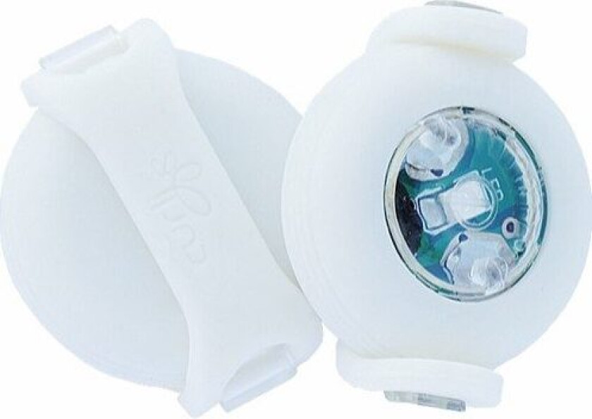 LED Sikkerhetslys 2 stykk Hvit