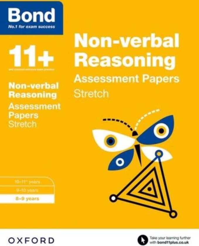 Bond 11+: Non-verbal Reasoning: Stretch Papers av Karen Morrison, Frances Down, Alison Primrose, Sarah Lindsay, Bond 11+