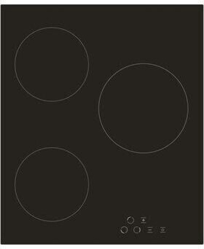 Hob H4.030.DECSP Vitroceramic Number of burners/cooking zones 3 Touch Black