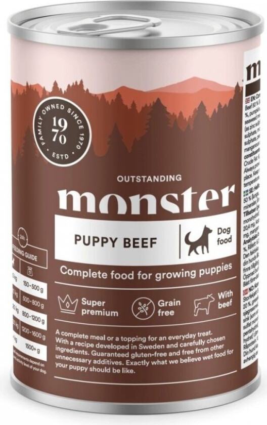 Monster Puppy Beef 400 g