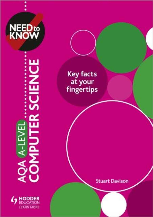 Need to Know: AQA A-level Computer Science av Stuart Davison