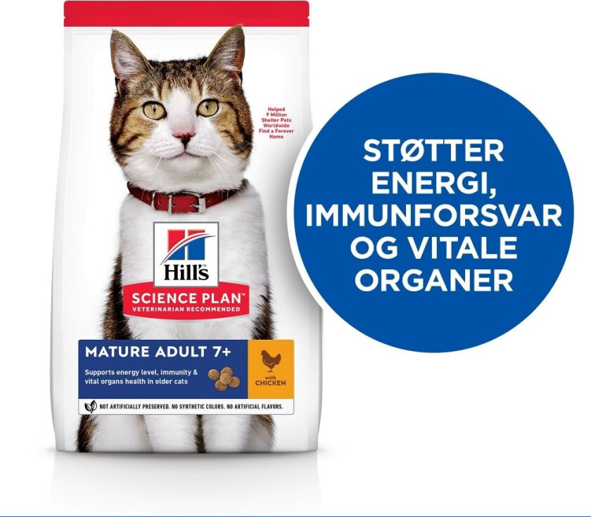 Hill's Science Plan Cat Mature Adult 7+ Chicken (10 kg)