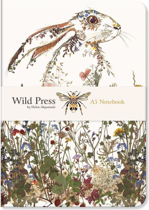 Notatbok A5 Luxury Wild Press Wild Flower Hare