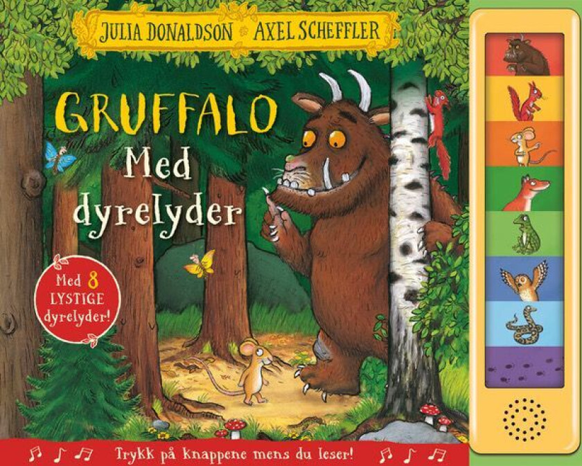 Gruffalo med dyrelyder av Julia Donaldson