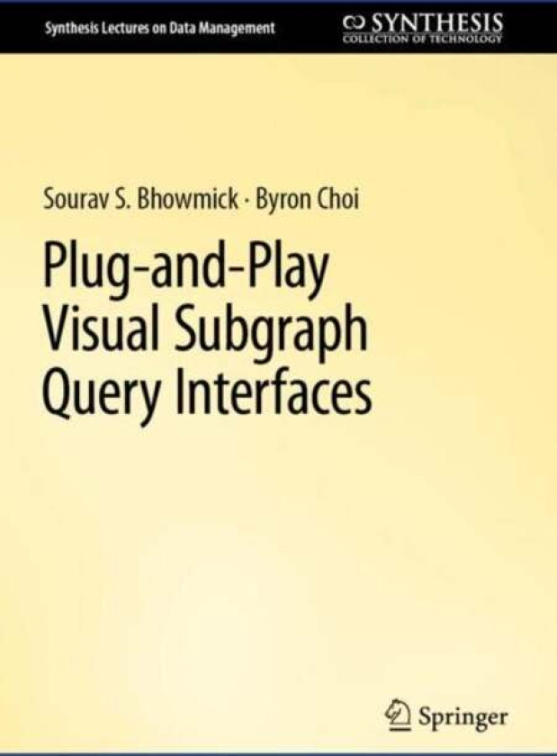 Plug-and-Play Visual Subgraph Query Interfaces av Sourav S. Bhowmick, Byron Choi