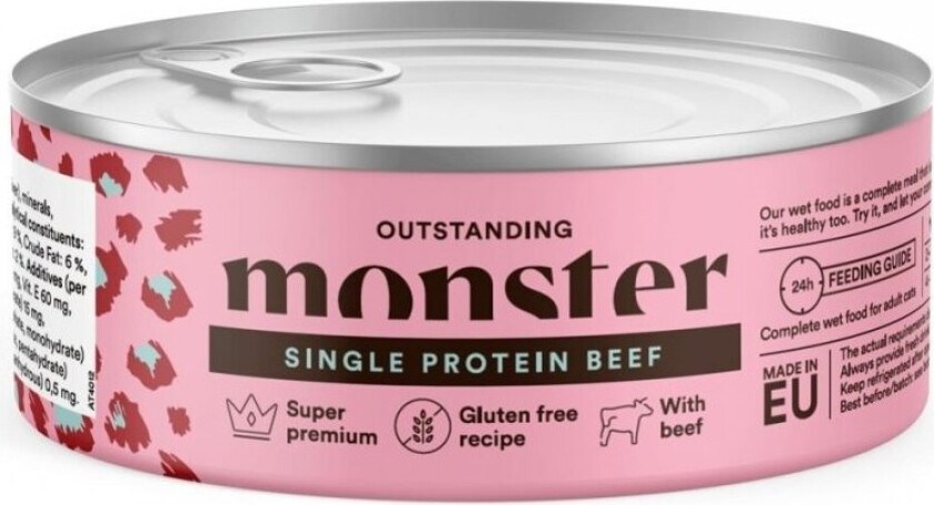 Monster Cat Adult Single Protein Beef 100 g