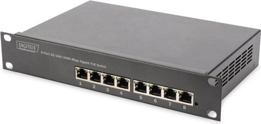 Digitus Dn-95317 8-port 10" Poe Switch