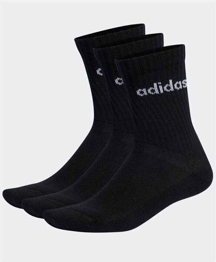 3pk Tennissokker Svart L