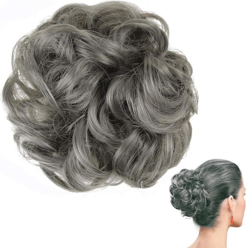 Scrunchie Löshår / Hårband / Hårmunk - Grå