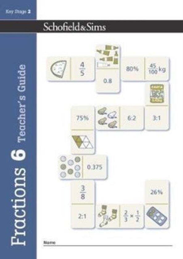 Fractions, Decimals and Percentages Book 6 Teacher's Guide (Year 6, Ages 10-11) av Schofield & Sims, Hilary Koll, Steve Mills