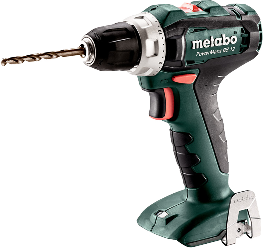 PowerMaxx BS 12, Boremaskin med pistolgrep, Nøkkelløs, 1400 RPM, 1,8 cm, 1 cm, 360 RPM