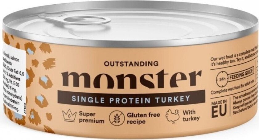 Monster Cat Adult Single Protein Turkey 100 g