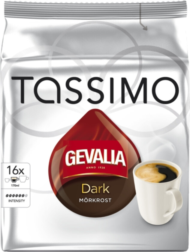 Tassimo Gevalia Dark Roast 16 kapsler