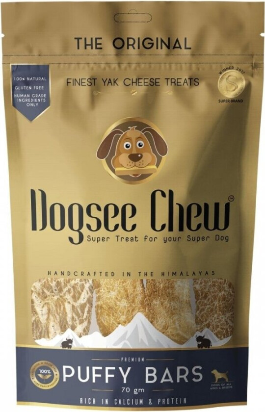 Dogsee Chew Dental Puffy Bars Senior 70 g