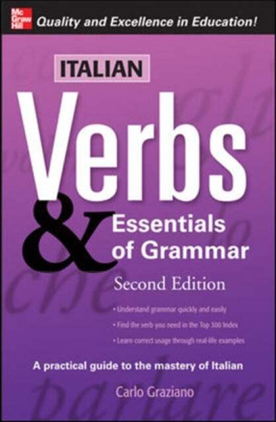 Italian Verbs & Essentials of Grammar, 2E. av Carlo Graziano