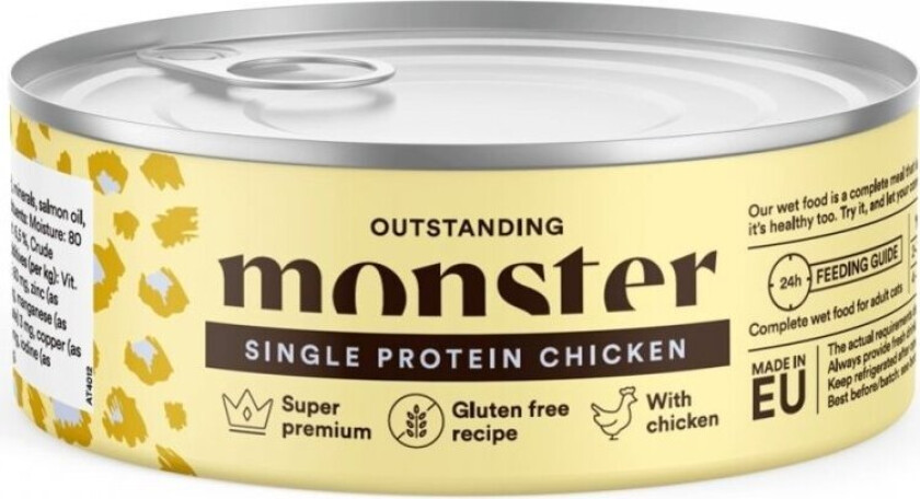 Monster Cat Adult Single Protein Chicken 100 g