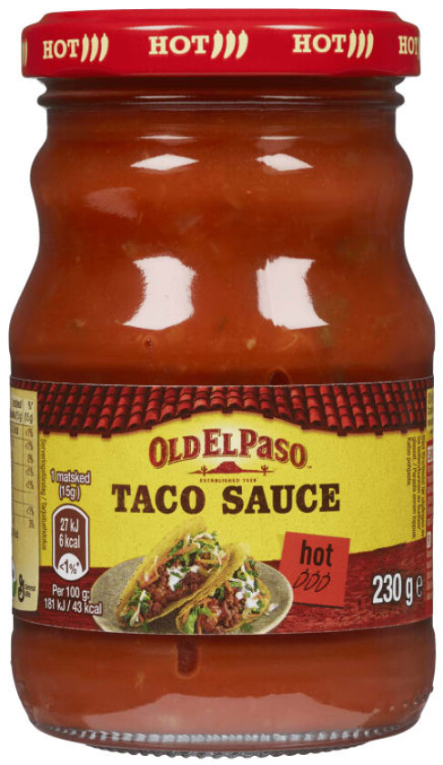 Taco Sauce Hot 230g