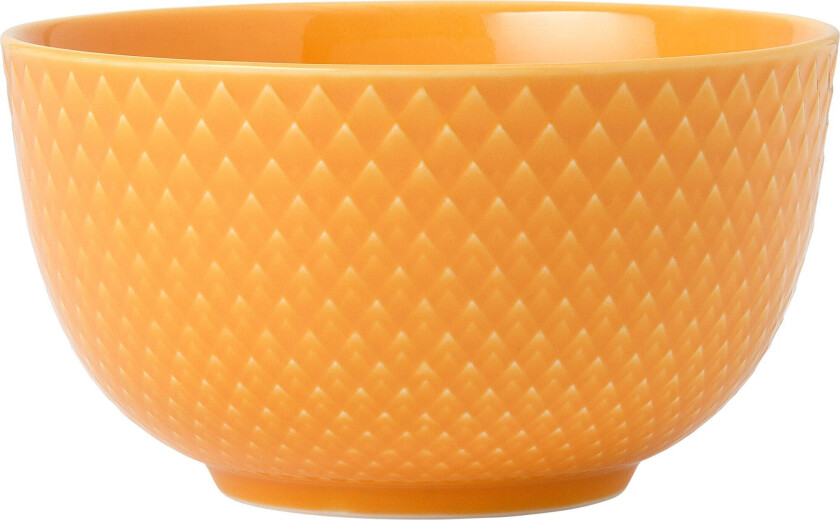 Rhombe skål Ø 11 cm Gul