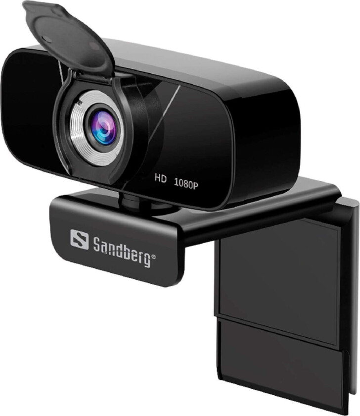 Usb Chat Webcam 1080p Hd Usb 2.0 Webkamera Svart