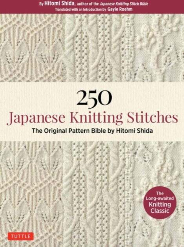 250 Japanese Knitting Stitches av Hitomi Shida