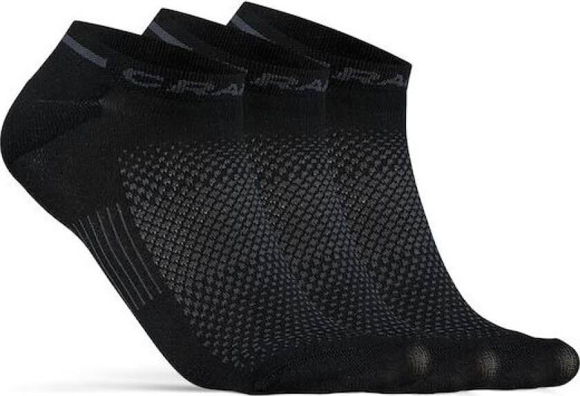 Core Dry Shafless Sock 3-pack 37/39, Black