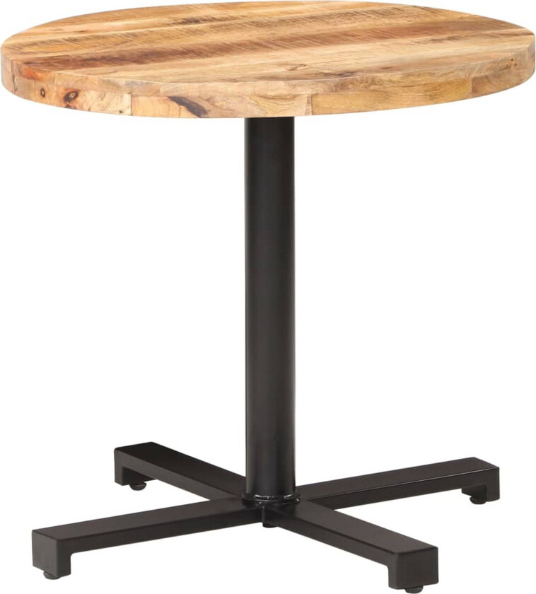 Bistrobord rundt Ø80x75 cm grovt mangotre