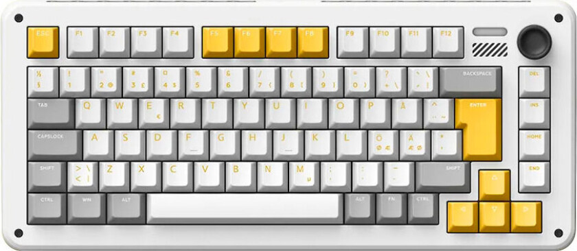 Iqunix Zx75 Gravity Wave Ttc Gold Pink Kablet, Trådløs Nordisk Tastatur