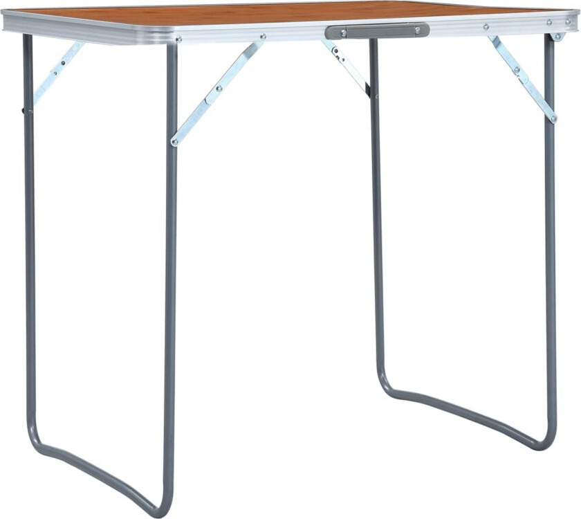 Sammenleggbart campingbord aluminium 60x45 cm