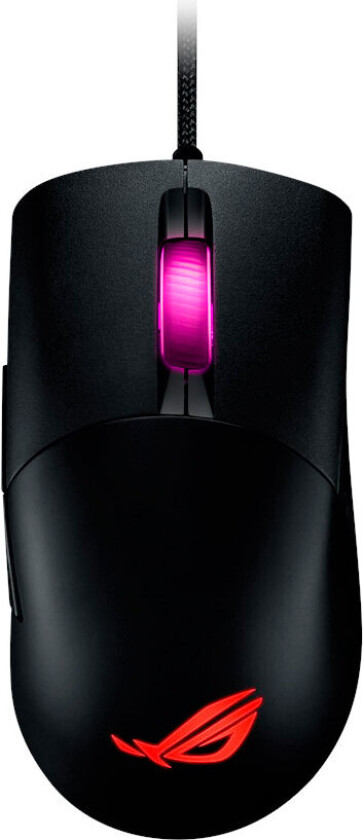 ROG KERIS Wireless - Gaming mus - Optisk - 5 - Svart med RGB-lys