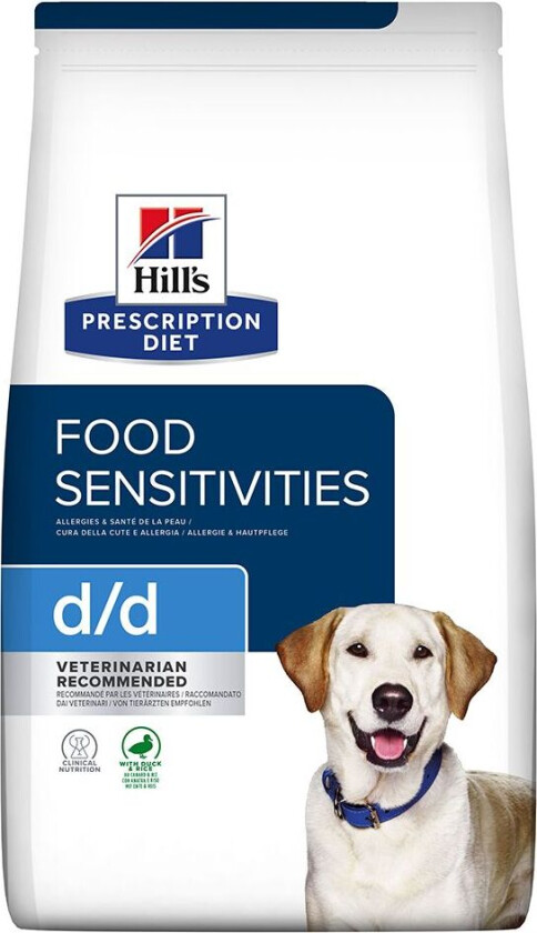 Hill's Prescription Diet Canine d/d Food Sensitivities Duck & Rice (1,5 kg)