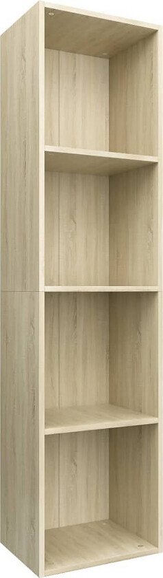 Bokhylle/TV-benk sonoma eik 36x30x143 cm sponplate