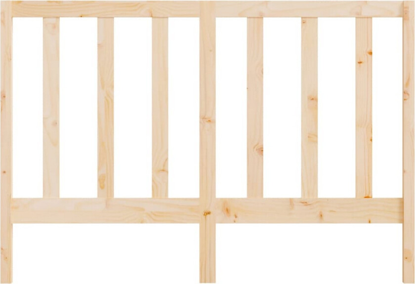 Sengegavl 126x4x100 cm heltre furu