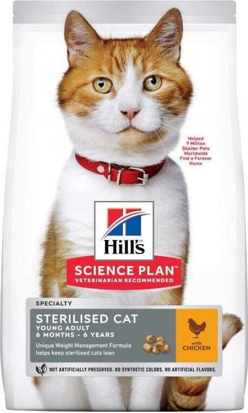 Hill's Science Plan Cat Adult Sterilised Chicken (1,5 kg)
