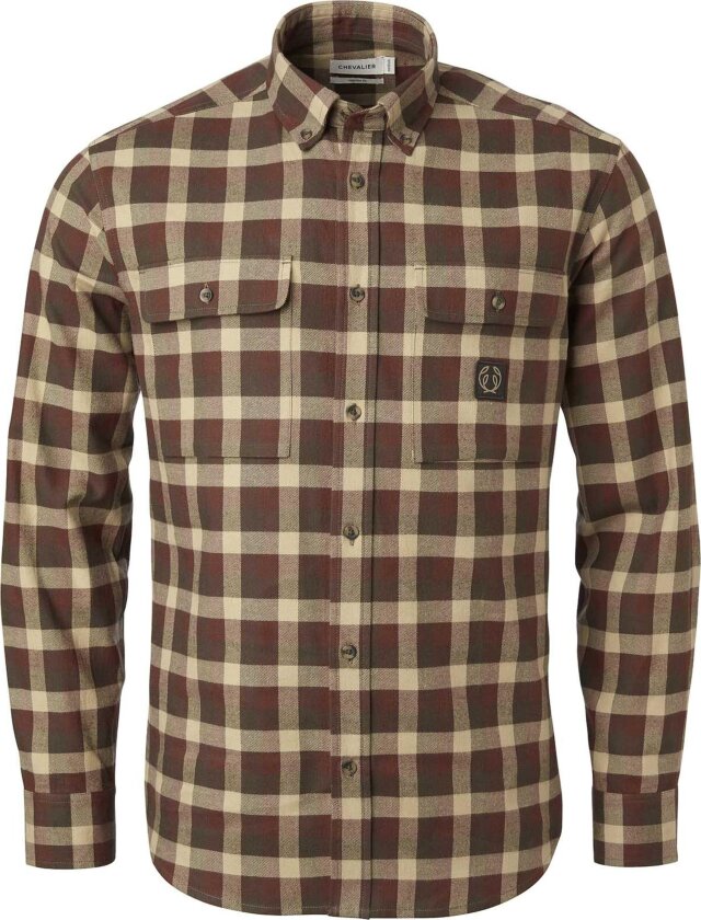 Men's Heron Flannel Shirt XXL, Holly Green Checked