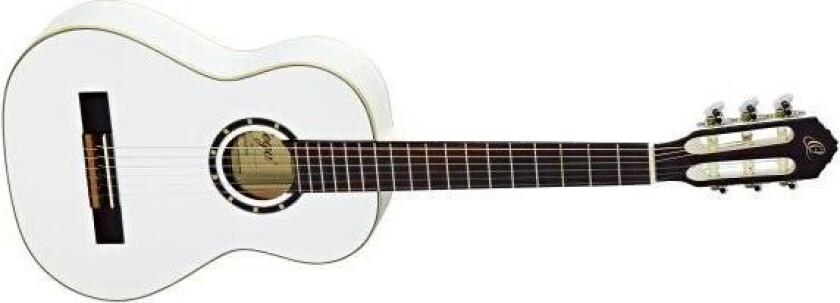 Ortega R121-1/2wh Klassisk Gitar 1/2 Gloss White