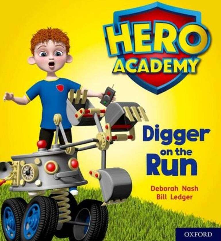 Hero Academy: Oxford Level 4, Light Blue Book Band: Digger on the Run av Deborah Nash